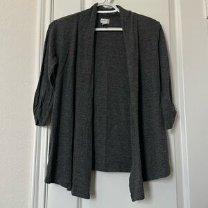 Basic Dark Gray Cardigan
